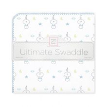 SwaddleDesigns Space Friend голубая