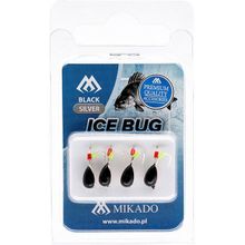 Мормышка Mikado Ice Bug 003 4 г (черный серебристый)