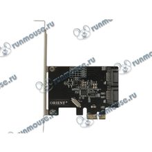 Контроллер RAID SATA III (2 внутр.) ORIENT "A1061RAID" RAID 0 1 (PCI-E x1) (oem) [139231]