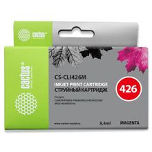 Картридж струйный Cactus CS-CLI426M пурпурный для Canon Pixma MG5140 5240 6140 8140 MX884 (8.2мл)