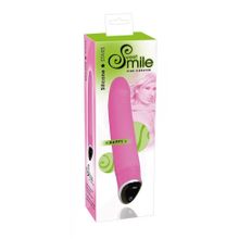 Розовый вибратор Smile Happy - 22 см. (52777)