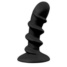 NMC Анальный стимулятор со спиралью SHOVE UP SILICONE BUTTPLUG BLACK - 12,7 см. (черный)