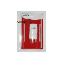СЗУ с USB S-iTech для iPhone (белый) IAH-06