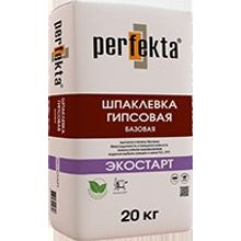 Шпаклевка гипсовая выравнивающая perfekta – "экостарт"