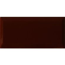 Керамическая плитка Monopole Breakfast Marron Brillo Bisel напольная 10х20