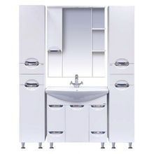 Misty Пенал для ванной Жасмин 35 R белый с б к