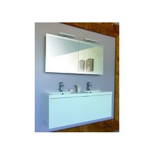 Мебель для ванной Jacob Delafon BLOG 120 белая с двойной раковиной