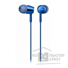 Sony MDREX155APLI.E 1.2м синий проводные в ушной раковине