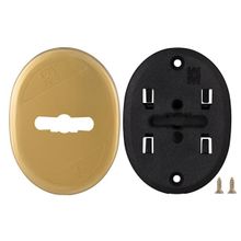 Накладка на сувальдный замок овальная со шторкой Mottura 95.324 (БРОНЗА), 1 шт