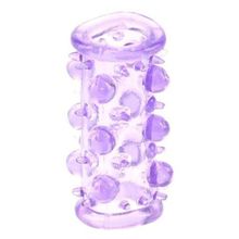 Dream Toys Фиолетовая насадка с шариками и шипами LUST CLUSTER (фиолетовый)