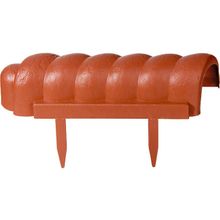 Бордюр "Улитка", 7 х 350 см, терракот 65045