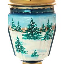 Электрический самовар 3 л с росписью "Тройка зимняя", арт. 130266