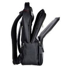 Рюкзак подростковый, 45x33x16см, 2 отд, 2 карм, ПЭ, иск.кожа, спинка с эргон.элементами, USB, черный Черный