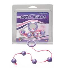 Фиолетовые анальные шарики GOOD VIBES ANAL BEADS SMALL Фиолетовый