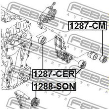 Ролик Натяжной Приводного Ремня (Комплект) Hyundai Santa Fe 06 (Cm) 2006-2012 Febest арт. 1287CER