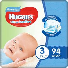 Huggies Ultra Comfort 94 подгузника в пачке 5 9 кг