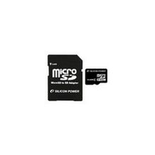 Silicon Power MicroSDHC 32GB Class 4 + SD adapter