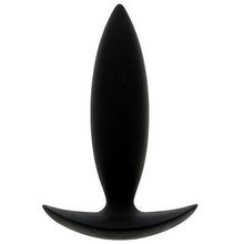 Чёрная мини-пробка для анальной стимуляции BOOTYFUL ANAL PLUG XTRA SMALL BLACK - 9 см. Черный