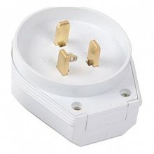 Вилка разборная для плиты   с заземлением, 32А IP20, белый, EVP10-32-01-K01 | код. EVP10-32-01-K01 |  IEK