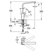 Смеситель Grohe Eurocube 31255DC0 для кухонной мойки