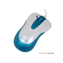 Мышь A4-Tech N-60F-4 USB (WHITE+BLUE)