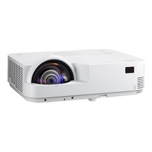 nec projector m333xs dlp, short-throw, 1024x768 xga,3300lm, 10000:1, 3,7kg, d-sub, hdmi, rca, rj-45, lamp:8000hrs