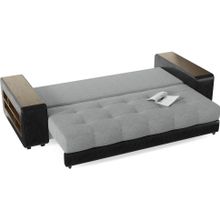 Смарт Диван прямой Дубай Light Gray Еврокнижка