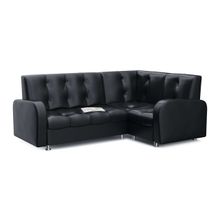 Диван офисный Угловой Стандартный Black