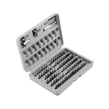 Набор бит, адаптеры для бит, CrV, 100 предметов, в пластиковом боксе Sparta 113975