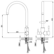 Смеситель Iddis Kitchen KF20SBJi05