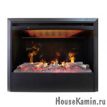 Электрокамин 3D Helios Glass 26 SBG RealFlame с реалистичным эффектом живого огня 3D и пультом ДУ