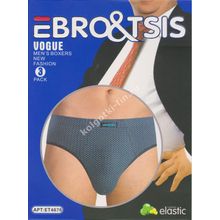 Трусы брифы хлопок Ebro&amp;Tsis Арт. ET 4676 большие размеры