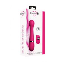 Розовый вибромассажер Kegel Wand - 18,5 см. (224696)