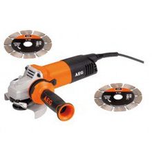 Угловая шлифовальная машина AEG WS 9-125D Set