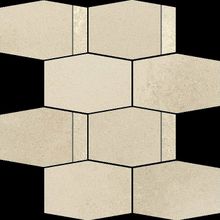 Paradyz Naturstone Naturstone Beige Mozaika Cieta Hexagon Mix мозаика 233 мм*286 мм