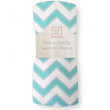 SwaddleDesigns Marquisette Chevron бирюзовая