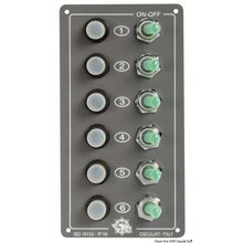 Osculati Elite electric control panel 6 switches, 14.700.00