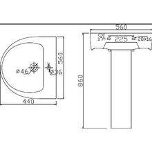 Чаша раковины  BelBagno FLAY BB0115L