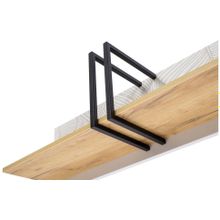 Алмаз. Любимый дом Ройбен Полка навесная 1800 (Дуб золотой Белый)