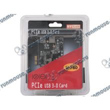 Контроллер USB3.0 (2 внешн.+2 внутр.) STLab "U-780" (PCI-E x1) (ret) [112948]