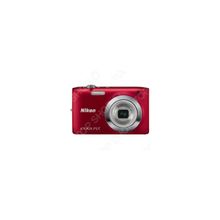 Фотокамера цифровая Nikon CoolPix S2600. Цвет: красный. Рисунок: нет