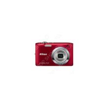 Фотокамера цифровая Nikon CoolPix S2600. Цвет: красный. Рисунок: нет