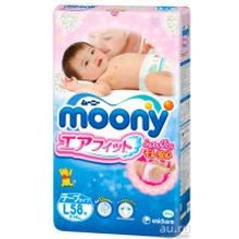 Одноразовые трусики «Moony» (Муни дисней для внутреннего рынка Японии) 5–9 кг (58 шт.)