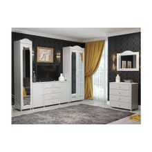 Система Мебели Гостиная Италия-4 белое дерево