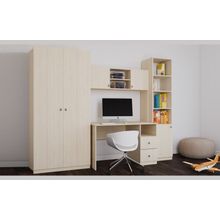 РВ-мебель Модульная детская Астра, композиция 5, дуб молочный