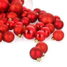 Украшение на елку KAEMINGK Набор шаров Красная Россыпь, 100 шт (023222)