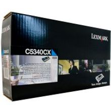 Тонер-картридж LEXMARK C534 (голубой, 7000 стр, RP) C5340CX