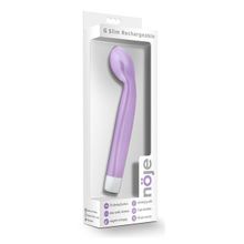 Blush Novelties Сиреневый вибратор G Slim Rechargeable - 18 см.