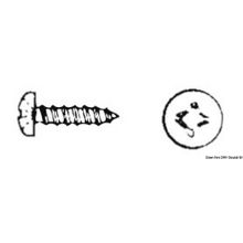 Osculati Self tapping round head cross screw 5.5x32 AISI316 316.7981 5.5X32, A4-7981-05.5X032
