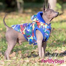 Куртка для собак на синтепоне ForMyDogs синяя FW403-2017